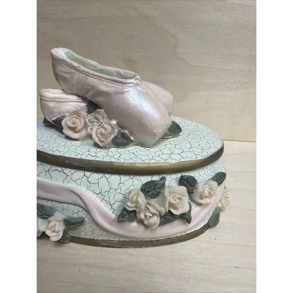 Dezine Trinket Box Hand Painted Ballet Tribket Box
